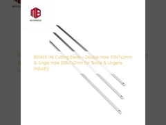 801439 تیغه برش IX6 – دو سوراخ 310x7x2mm و تک سوراخ 308x7x2mm برای صنعت نساجی و لباس زیر