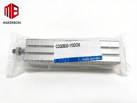 خرید CQS Compact Cylinder with 110mm Stroke Double-Acting Magnetic Piston for Yin Auto Cutter Machine online manufacture