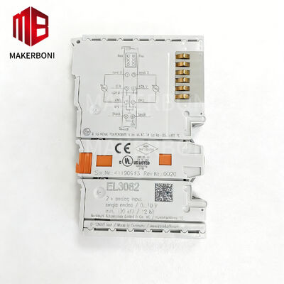 ترمینال ورودی آنالوگ 2 کاناله Beckhoff EL3062 با محدوده 0-10 ولت و رزولوشن 12 بیتی